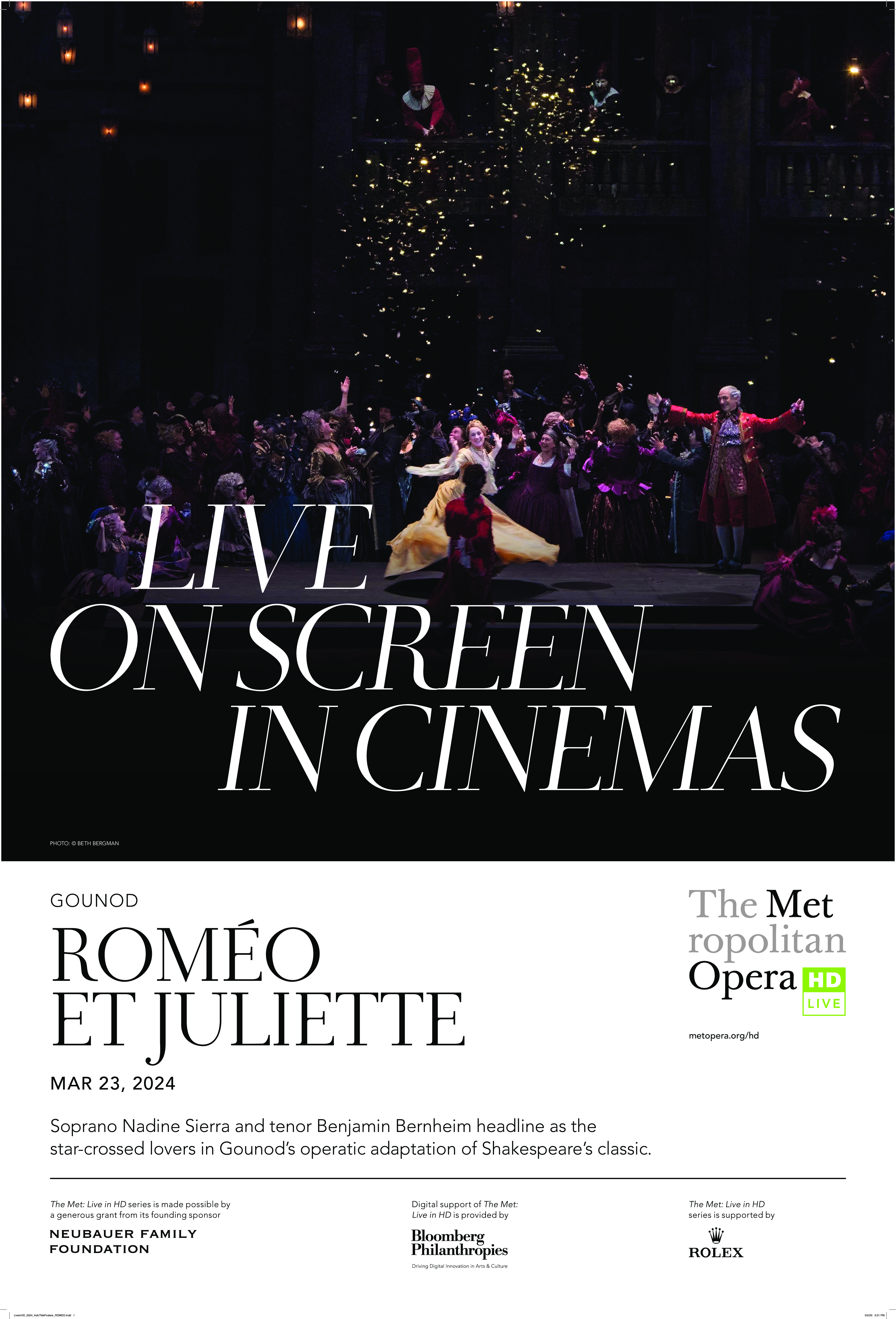 Opera: Roméo et Juliette (Gounod)